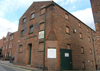Cheshire Archives and Local Studies building entrance